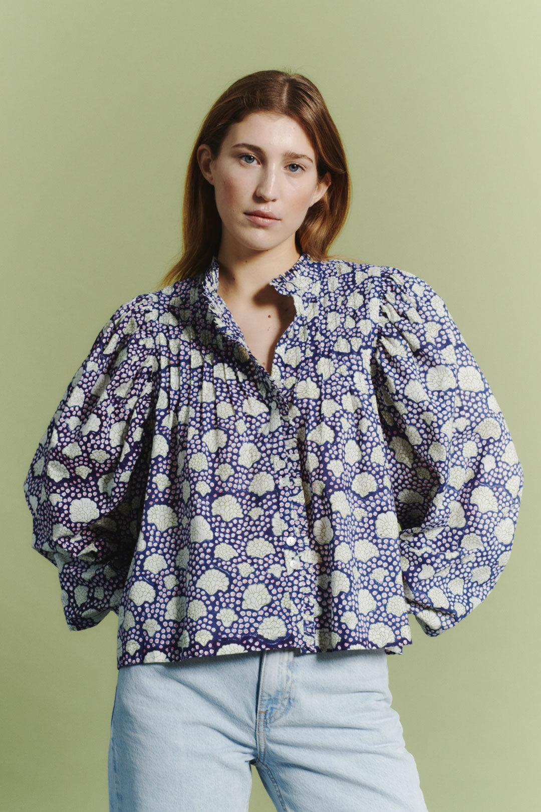 Cristina blouse - flowers